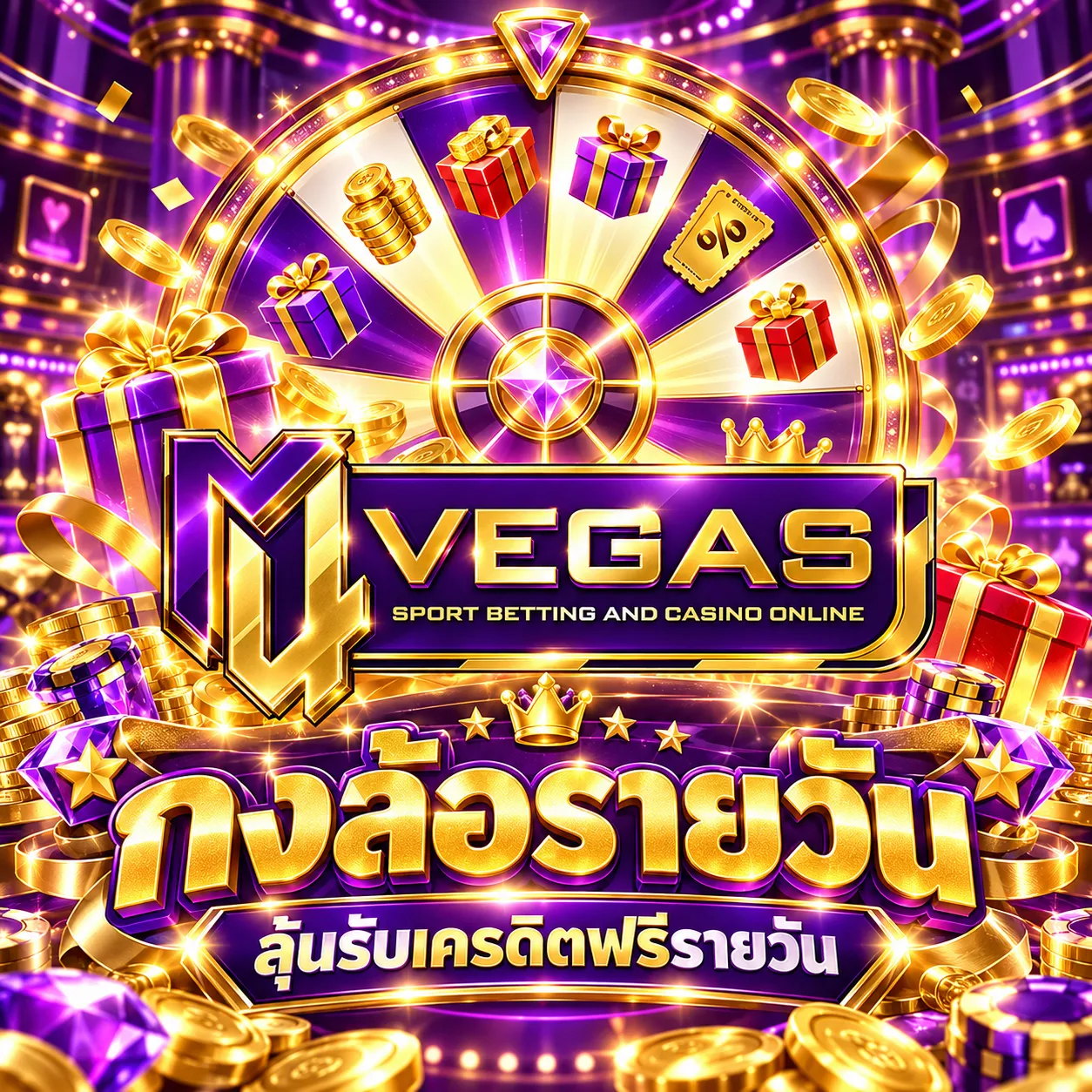 M4VEGAS กิจกรรมกงล้อรายวัน